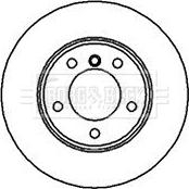 Borg & Beck BBD4952 - Гальмівний диск autocars.com.ua