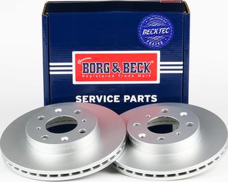 Borg & Beck BBD4987 - Гальмівний диск autocars.com.ua