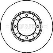 Borg & Beck BBD4990 - Гальмівний диск autocars.com.ua