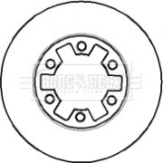 Borg & Beck BBD5011 - Гальмівний диск autocars.com.ua