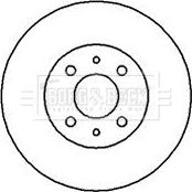 Borg & Beck BBD5018 - Гальмівний диск autocars.com.ua