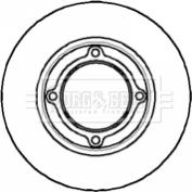 Borg & Beck BBD5024 - Тормозной диск avtokuzovplus.com.ua