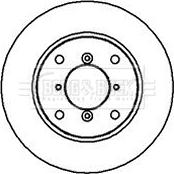 Borg & Beck BBD5026 - Гальмівний диск autocars.com.ua