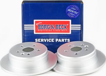 Borg & Beck BBD5031 - Тормозной диск avtokuzovplus.com.ua