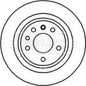 Borg & Beck BBD5057 - Гальмівний диск autocars.com.ua