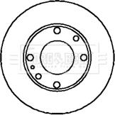 Borg & Beck BBD5065 - Тормозной диск avtokuzovplus.com.ua