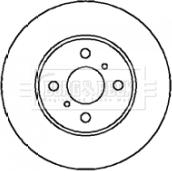 Borg & Beck BBD5066 - Гальмівний диск autocars.com.ua