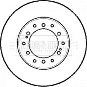 Borg & Beck BBD5111 - Гальмівний диск autocars.com.ua