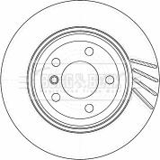 Borg & Beck BBD5136 - Тормозной диск avtokuzovplus.com.ua