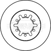 Borg & Beck BBD5140 - Гальмівний диск autocars.com.ua