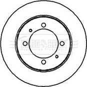 Borg & Beck BBD5153 - Гальмівний диск autocars.com.ua