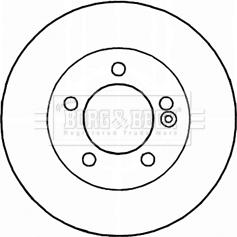 Borg & Beck BBD5165 - Гальмівний диск autocars.com.ua