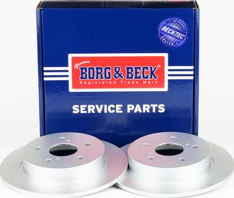 Borg & Beck BBD5168 - Тормозной диск avtokuzovplus.com.ua