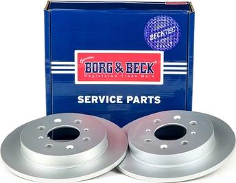Borg & Beck BBD5172 - Гальмівний диск autocars.com.ua