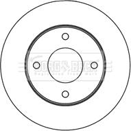 Borg & Beck BBD5180 - Гальмівний диск autocars.com.ua