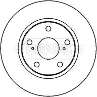 Borg & Beck BBD5183 - Гальмівний диск autocars.com.ua