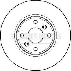 Borg & Beck BBD5211 - Тормозной диск avtokuzovplus.com.ua