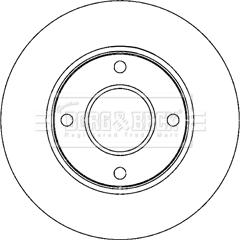 Borg & Beck BBD5214 - Тормозной диск autodnr.net