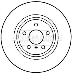 Delphi BG4307 - Гальмівний диск autocars.com.ua