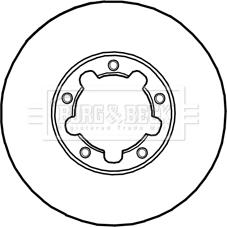 Borg & Beck BBD5232 - Тормозной диск avtokuzovplus.com.ua