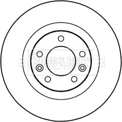 Borg & Beck BBD5235 - Тормозной диск avtokuzovplus.com.ua