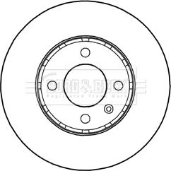 Borg & Beck BBD5236 - Тормозной диск avtokuzovplus.com.ua