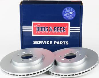 Borg & Beck BBD5243 - Гальмівний диск autocars.com.ua