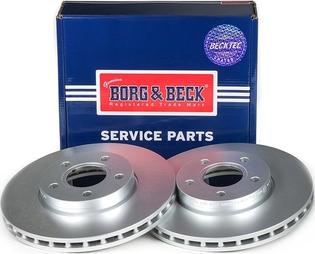 Borg & Beck BBD5244 - Тормозной диск avtokuzovplus.com.ua