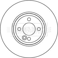 Borg & Beck BBD5247 - Гальмівний диск autocars.com.ua