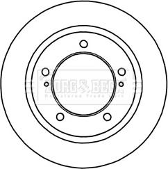 Borg & Beck BBD5251 - Тормозной диск avtokuzovplus.com.ua