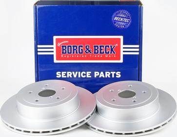 Borg & Beck BBD5252 - Тормозной диск avtokuzovplus.com.ua