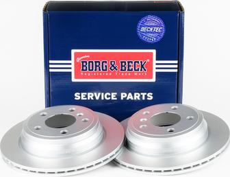Borg & Beck BBD5259 - Гальмівний диск autocars.com.ua