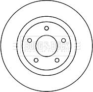 Borg & Beck BBD5261 - Тормозной диск avtokuzovplus.com.ua