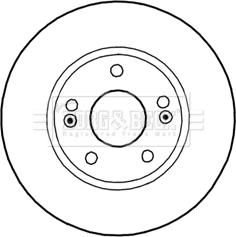 Borg & Beck BBD5270 - Тормозной диск autodnr.net