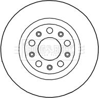 Borg & Beck BBD5272 - Тормозной диск avtokuzovplus.com.ua