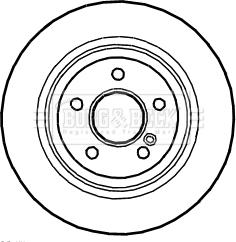 Borg & Beck BBD5299 - Тормозной диск avtokuzovplus.com.ua