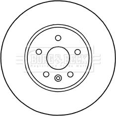 Borg & Beck BBD5314 - Тормозной диск avtokuzovplus.com.ua