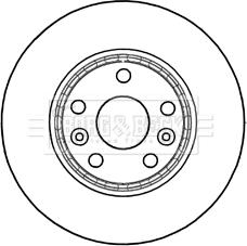 Borg & Beck BBD5323 - Гальмівний диск autocars.com.ua