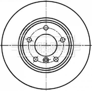 Borg & Beck BBD5336 - Гальмівний диск autocars.com.ua