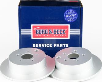 Borg & Beck BBD5345 - Тормозной диск avtokuzovplus.com.ua