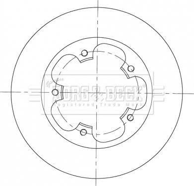 Borg & Beck BBD5364 - Тормозной диск autodnr.net