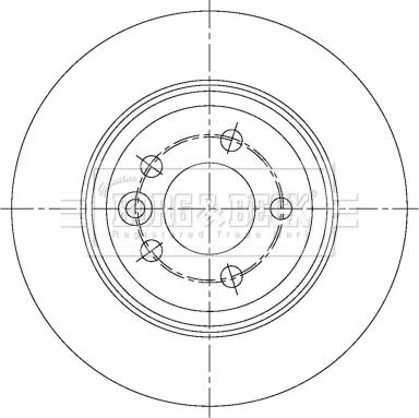 Borg & Beck BBD5377 - Тормозной диск avtokuzovplus.com.ua