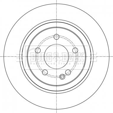 Borg & Beck BBD5387 - Тормозной диск avtokuzovplus.com.ua