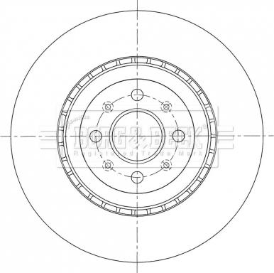 Borg & Beck BBD5407 - Тормозной диск autodnr.net