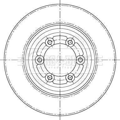 Borg & Beck BBD5409 - Гальмівний диск autocars.com.ua