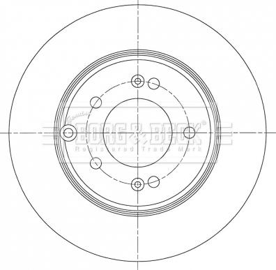 Borg & Beck BBD5417 - Тормозной диск avtokuzovplus.com.ua