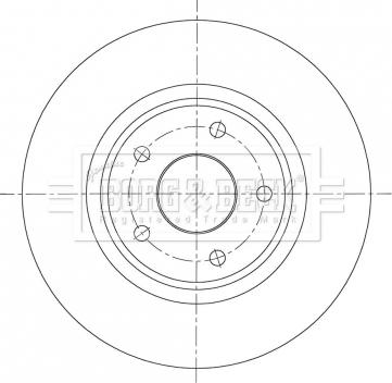 Borg & Beck BBD5420 - Гальмівний диск autocars.com.ua