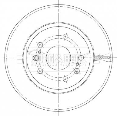 Borg & Beck BBD5441 - Тормозной диск avtokuzovplus.com.ua