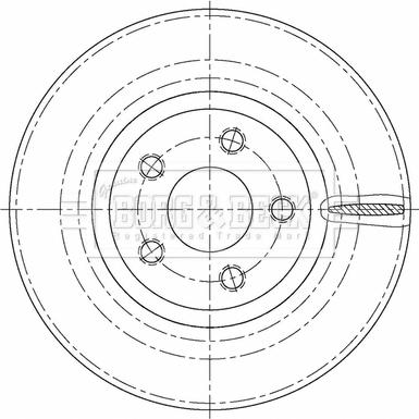 Borg & Beck BBD5465 - Тормозной диск avtokuzovplus.com.ua