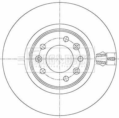 Borg & Beck BBD5469 - Тормозной диск avtokuzovplus.com.ua